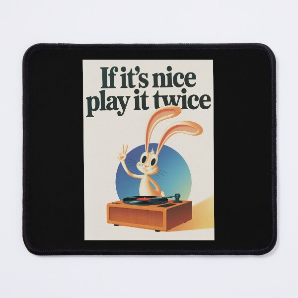 Item preview, If It’s Nice Play It Twice – Vinyl Records Lover | DJ & Music Culture Tee designed and sold by paulo silveira.