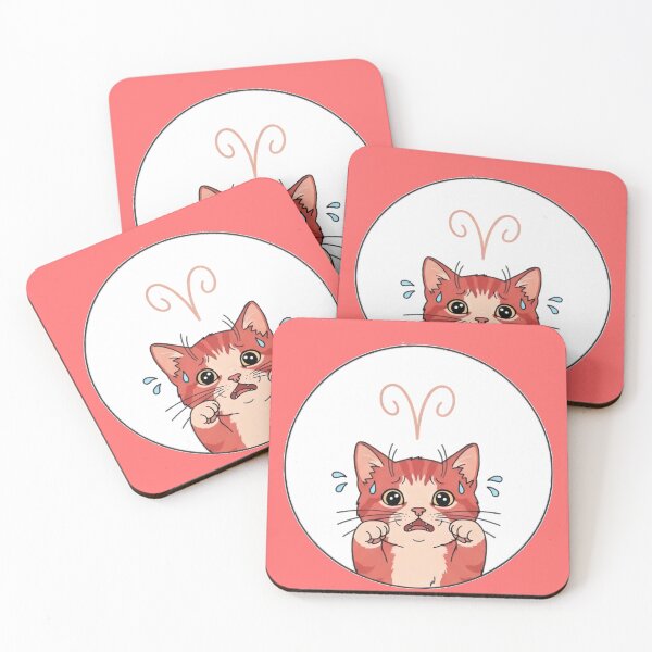 Item preview, Worried Aries cat: All at once designed and sold by sillyweas.