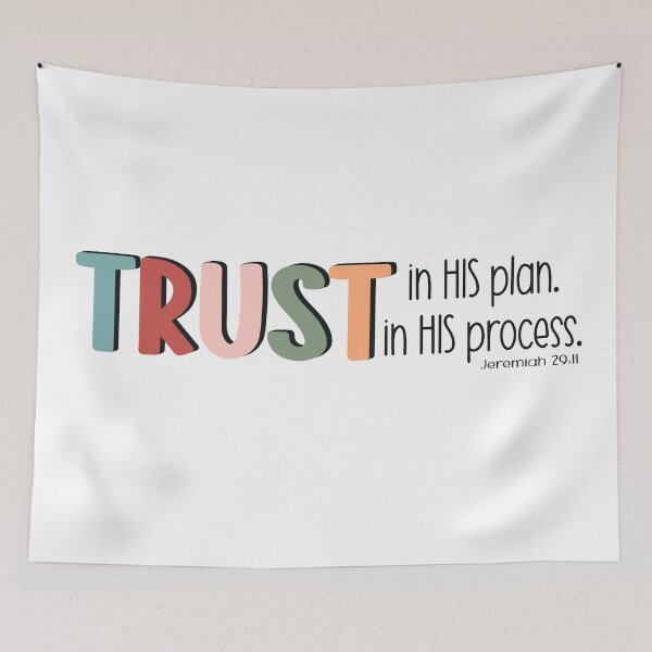 Item preview, Trust - Jeremiah 29:11 designed and sold by Willow & Grace Designs.
