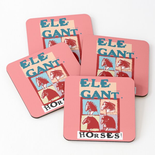 Item preview, 4 ELEGANT HORSES designed and sold by MisestiArt.