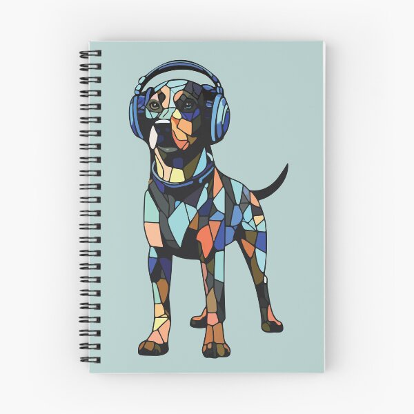Item preview, Rottweiler with hearing aids dog mosaic designed and sold by designmari.
