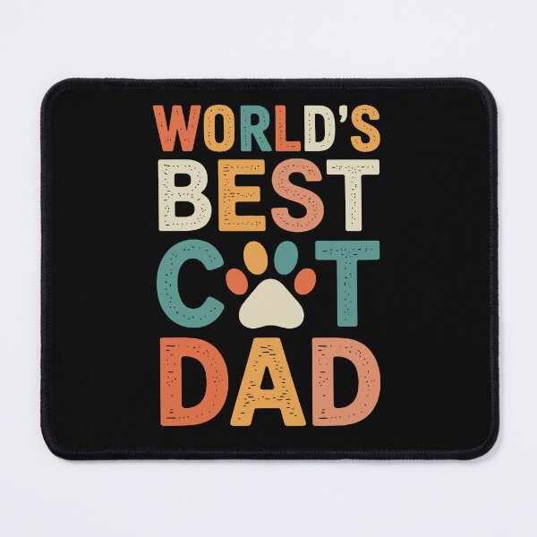 Item preview, World’s Best Cat Dad Retro Vintage Cat Lover designed and sold by tmerchtrends.