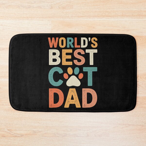 Item preview, World’s Best Cat Dad Retro Vintage Cat Lover designed and sold by tmerchtrends.