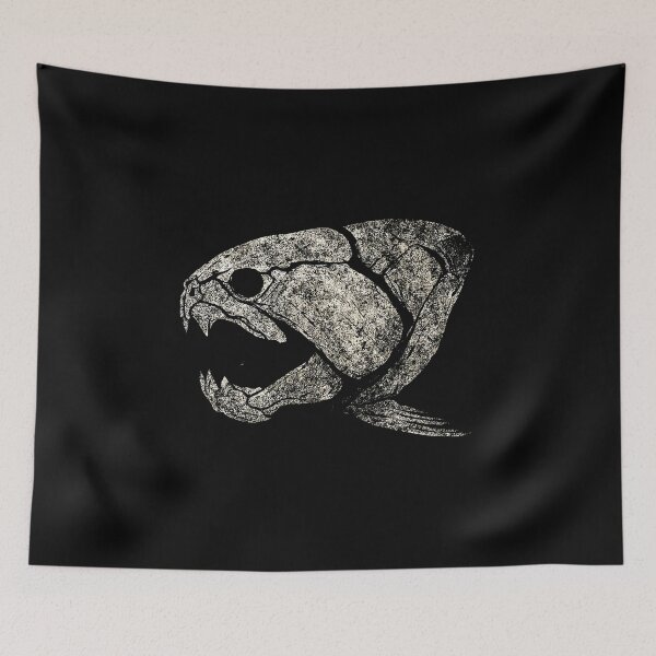 Item preview, Dunkleosteus Skull – Prehistoric Armored Fish Dark Art designed and sold by Mortisigil.