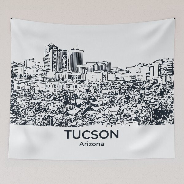 Artikelvorschau, Tucson - Arizona entworfen und verkauft von Lakeric Cityscapes.