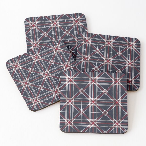 Item preview, Burns Night Tribute: Ruby & Navy Plaid Tartan designed and sold by zenjiinspired.