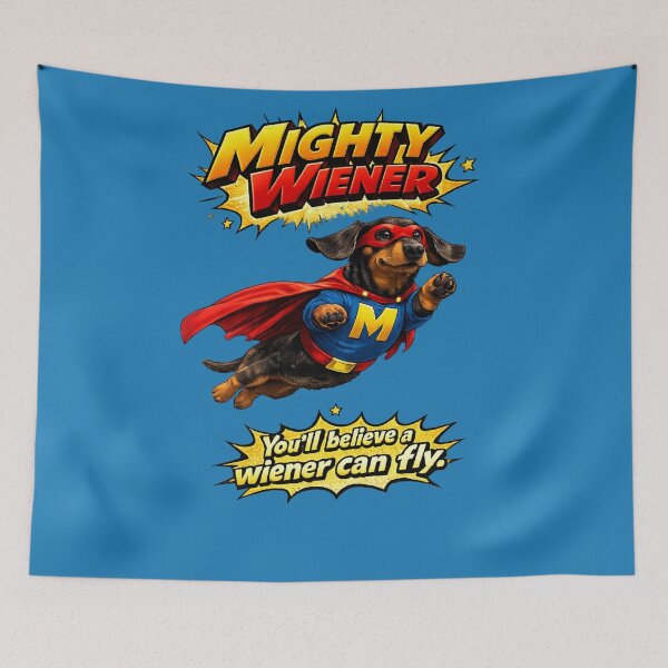 Item preview, Mighty Wiener designed and sold by Cats and Other Things.
