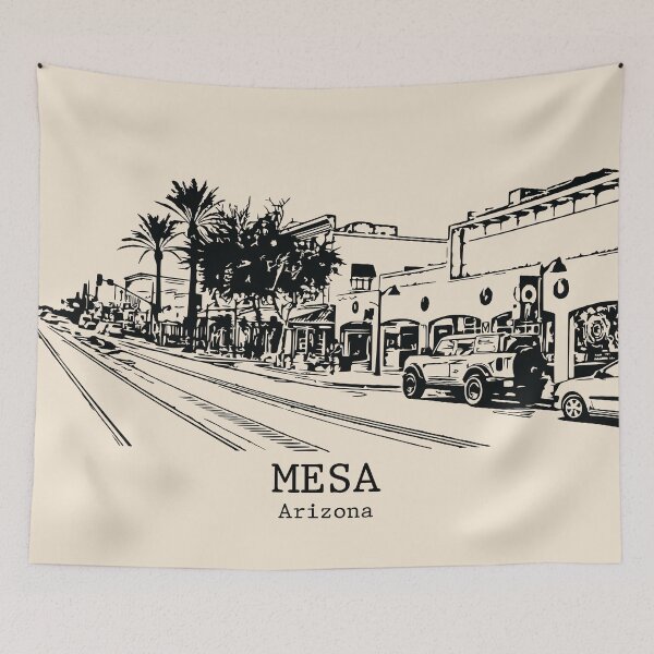 Item preview, Mesa, Arizona designed and sold by Lakeric Cityscapes.