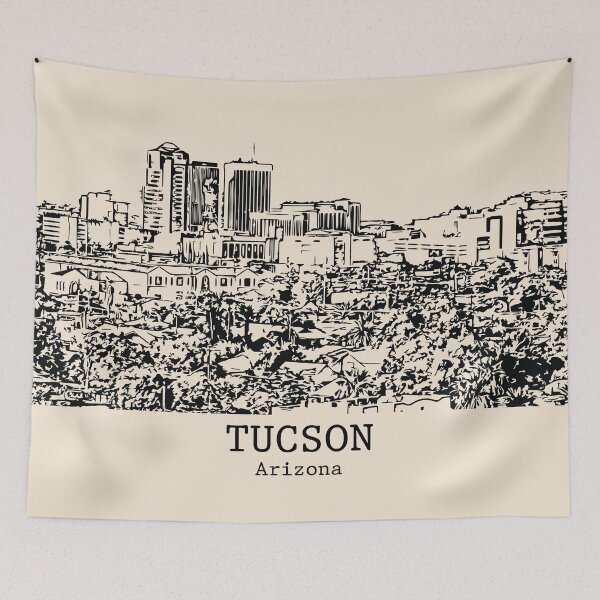 Artikelvorschau, Tucson - Arizona entworfen und verkauft von Lakeric Cityscapes.