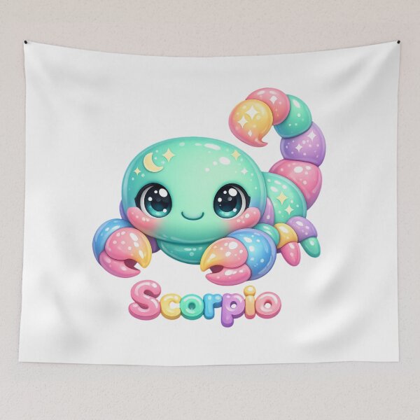 Item preview, Cute Fantasy Scorpio Zodiac Icon designed and sold by Zippy Creation.