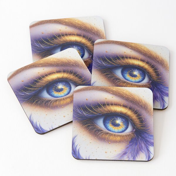 Item preview, Mystical Human Eye Watercolor Art – Ethereal Blue Eye, Fantasy Vision Illustration, designed and sold by zvalente.