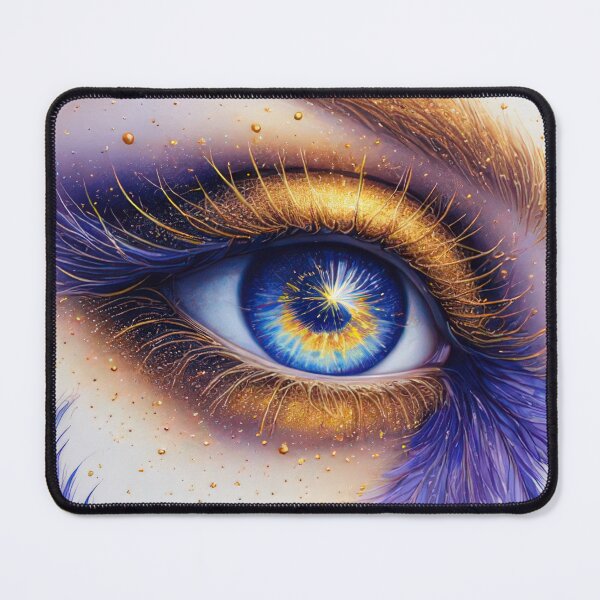 Item preview, Mystical Human Eye Watercolor Art – Ethereal Blue Eye, Fantasy Vision Illustration, designed and sold by zvalente.