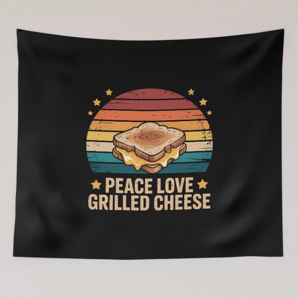 Item preview, Peace Love Cheese Funny designed and sold by gourpmerzihd.