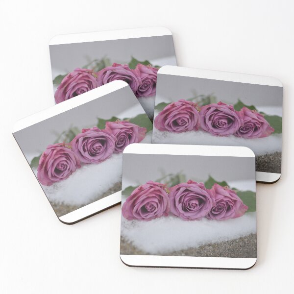 Item preview, Purple roses in the snow.  designed and sold by Rjsmommy23.