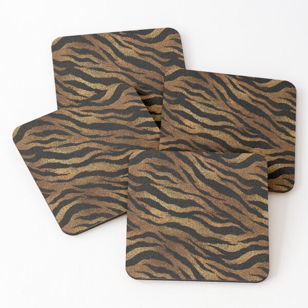 Item preview, Classic Dark-Hued Tiger Stripe Pattern  - Gifts For Dad designed and sold by RoyalStarsPatts.