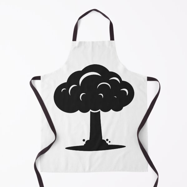 Item preview, Title: Nuclear Explosion Mushroom Cloud Silhouette Black and White Atomic Bomb Art designed and sold by Greemo03.