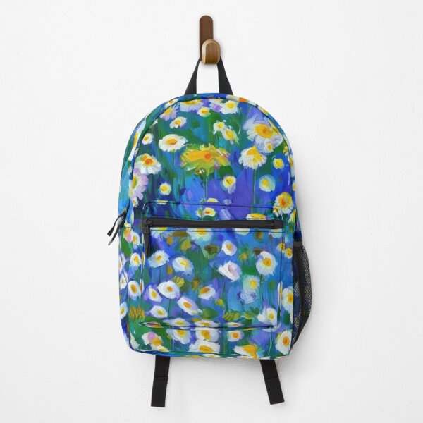 Item preview, Blue Sky Daisy Field Painterly Floral Art for Cheerful Nature Lovers designed and sold by WildStroke.