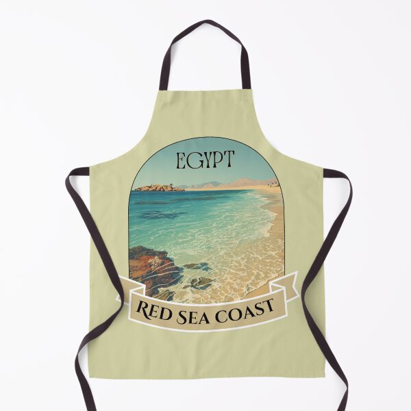 Item preview, Red Sea Coast Egypt Vintage Beach Paradise Emblem designed and sold by KaBaRen.
