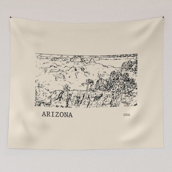 Artikelvorschau, Arizona USA entworfen und verkauft von Lakeric Cityscapes.