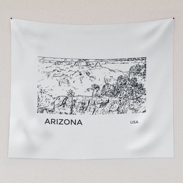 Artikelvorschau, Arizona USA entworfen und verkauft von Lakeric Cityscapes.