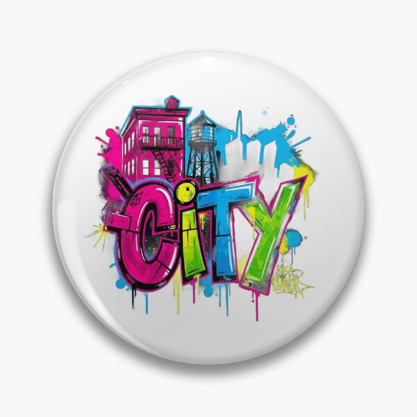 Item preview, Vibrant street art in a metropolitan city designed and sold by VerizalShop.