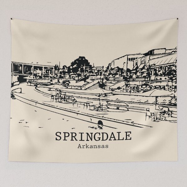 Item preview, Springdale - Arkansas designed and sold by Lakeric Cityscapes.