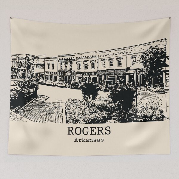 Item preview, Rogers - Arkansas designed and sold by Lakeric Cityscapes.