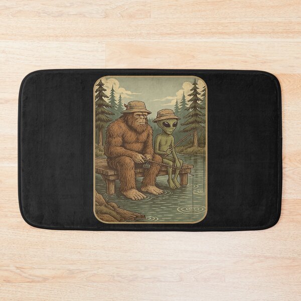 Item preview, Bigfoot Fishing Design Men Boys Sasquatch Fishing Distressed  designed and sold by FrankIsabel.