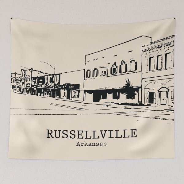 Item preview, Russellville - Arkansas designed and sold by Lakeric Cityscapes.