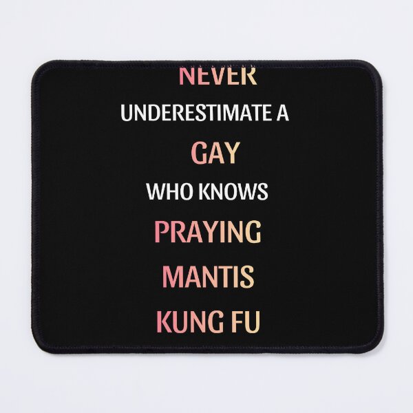 Item preview, Never Underestimate Gay Martial Artist Design designed and sold by thurma85.