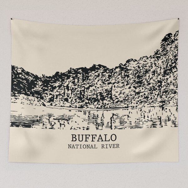 Item preview, Buffalo National River designed and sold by Lakeric Cityscapes.