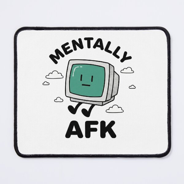 Item preview, Mentally AFK Retro Computer designed and sold by AdyKurniawan.
