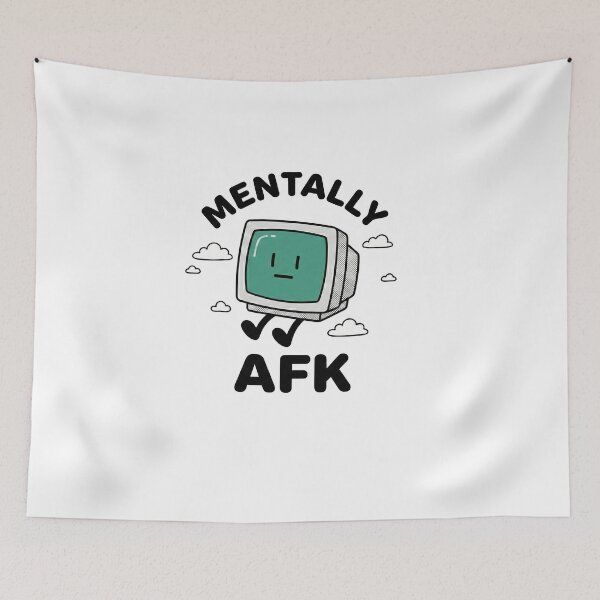Item preview, Mentally AFK Retro Computer designed and sold by AdyKurniawan.