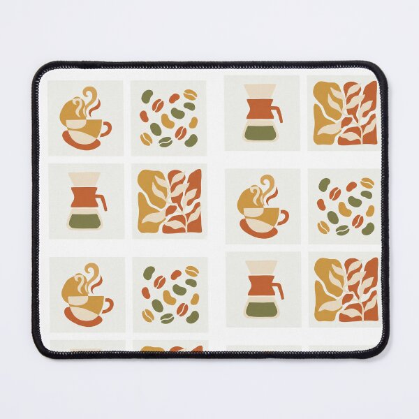 Item preview, Mid-Century Modern Coffee Art: Abstract Geometric Caffeine Set designed and sold by NonditStudio.