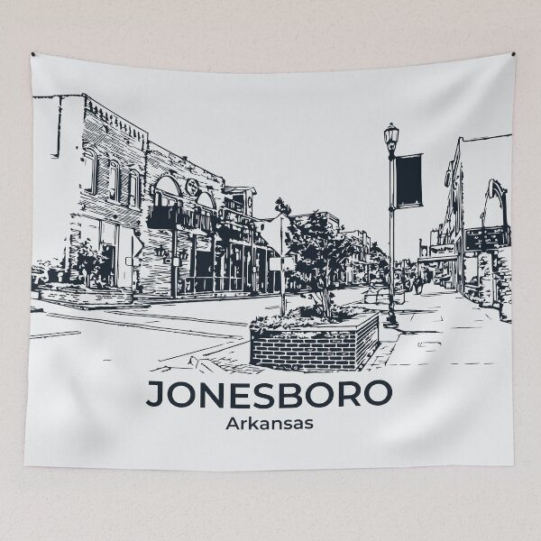Item preview, Jonesboro - Arkansas designed and sold by Lakeric Cityscapes.