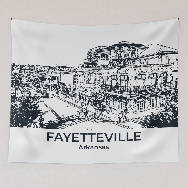Item preview, Fayetteville - Arkansas designed and sold by Lakeric Cityscapes.
