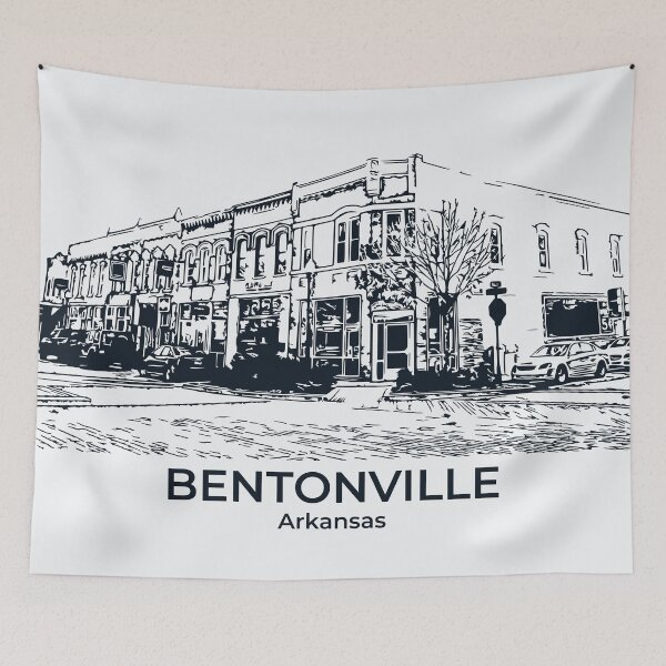 Item preview, Bentonville - Arkansas designed and sold by Lakeric Cityscapes.