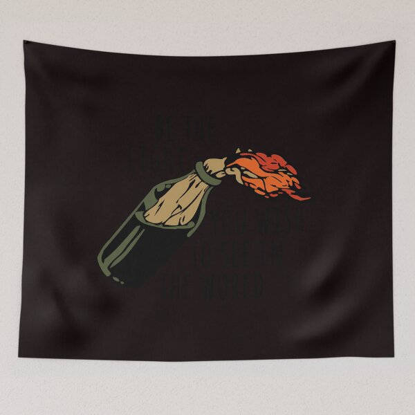 Item preview,  Be The Light You Wish To See In The World - Meme Molotov Ironic  designed and sold by Elfe Azrul.