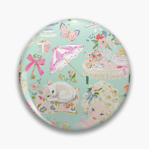 Item preview, Vintage French Rococo Coquette Aesthetic Floral Pattern designed and sold by caseluv.