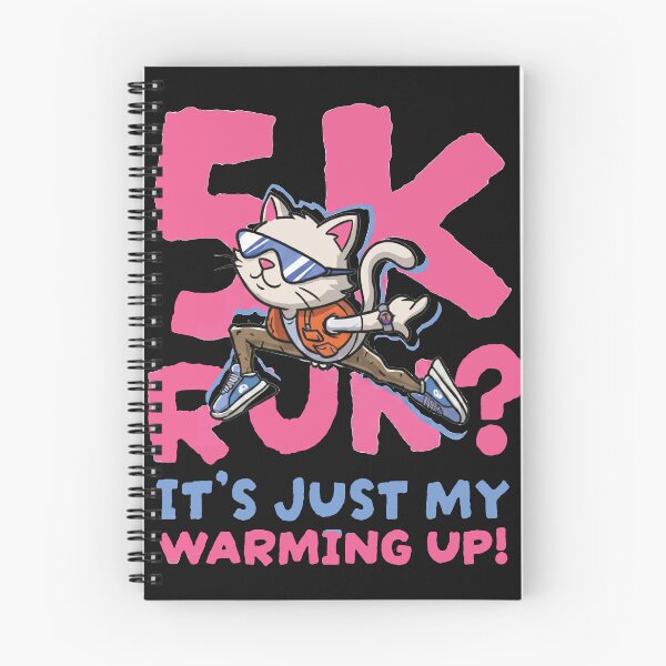 Item preview, 5K Run Is Just My Warming Up - Funny Cat Runner designed and sold by AdyKurniawan.