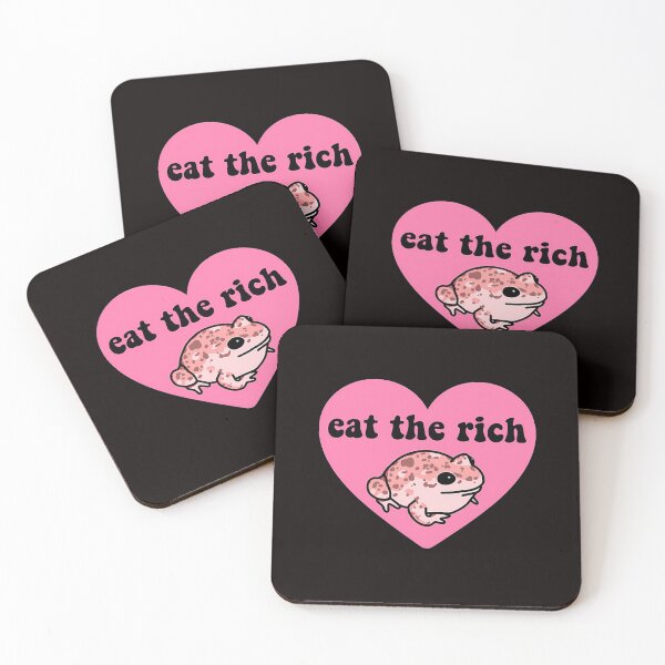 Item preview, Eat The Rich Frog  designed and sold by RobertRegan48.
