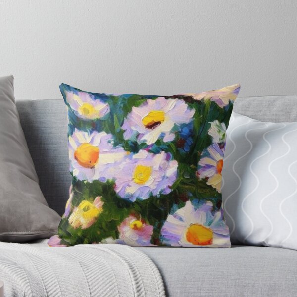 Item preview, Soft Pastel Daisy Garden Art for Gentle Aesthetic Flower Lovers designed and sold by WildStroke.