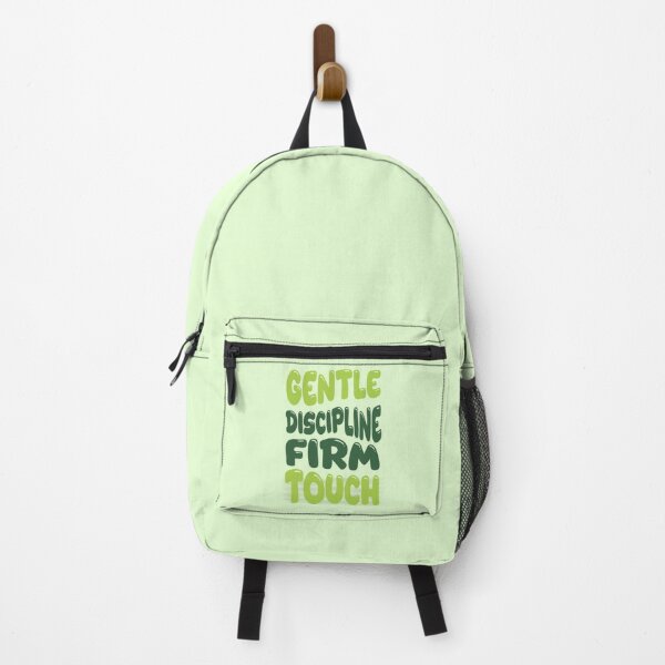 Item preview, Gentle Discipline, Firm Touch – Calm Leadership Bubble Typography in Green designed and sold by ArtGMerch.