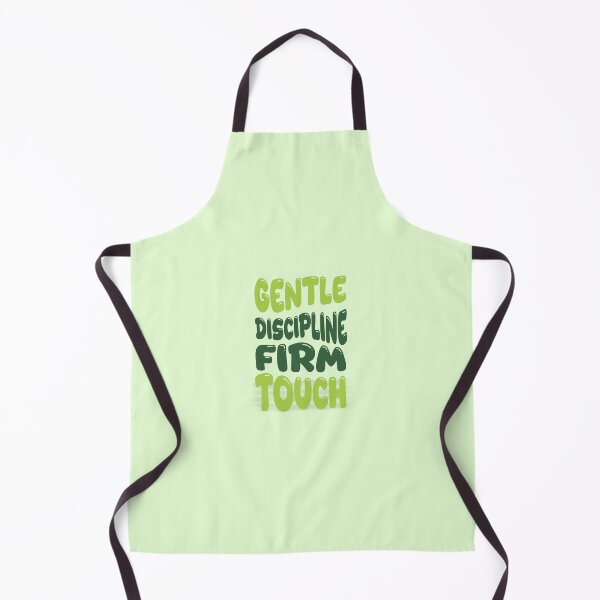 Item preview, Gentle Discipline, Firm Touch – Calm Leadership Bubble Typography in Green designed and sold by ArtGMerch.