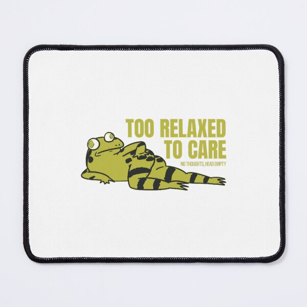 Item preview, Too Relaxed To Care Frog designed and sold by findbeeingarden.
