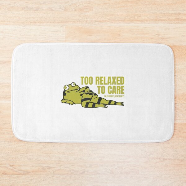 Item preview, Too Relaxed To Care Frog designed and sold by findbeeingarden.
