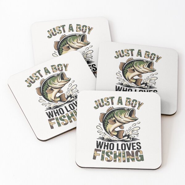 Item preview, Youth Fishing Camo Bass Fish Just A Boy Who Loves Fishing  designed and sold by FrankIsabel.