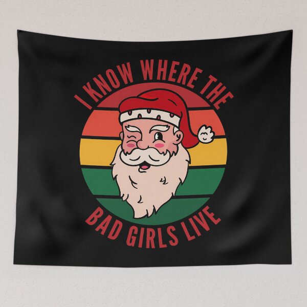 Item preview, Naughty Christmas Bad Santa Girls  Inappropriate Gift designed and sold by ahmetberke2.