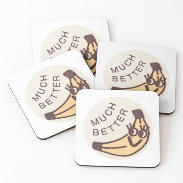 Item preview, "Much Better" Banana designed and sold by sofisstickerbox.