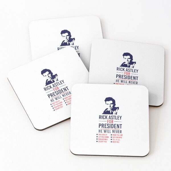 Item preview, Rick Astley For President designed and sold by Lonely Brains.